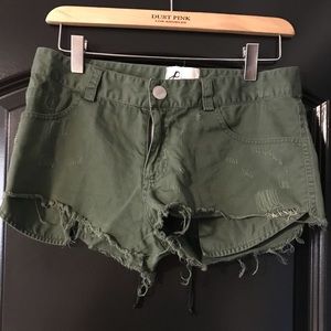 Army Green Shorts
